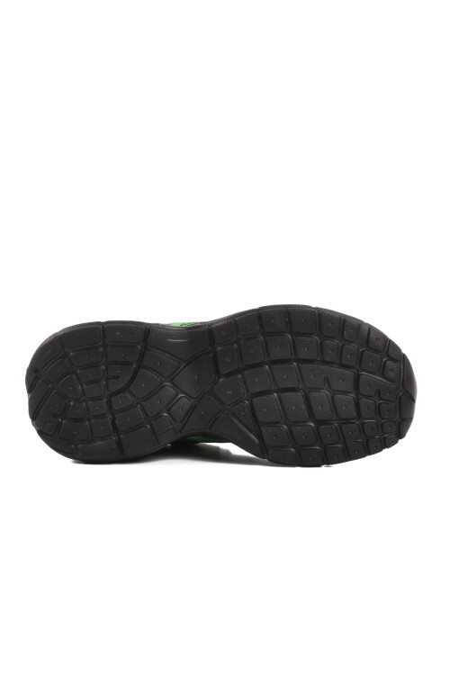 Smoke Green Velcro Mesh Lightweight Boys Sneakers Ruffon F