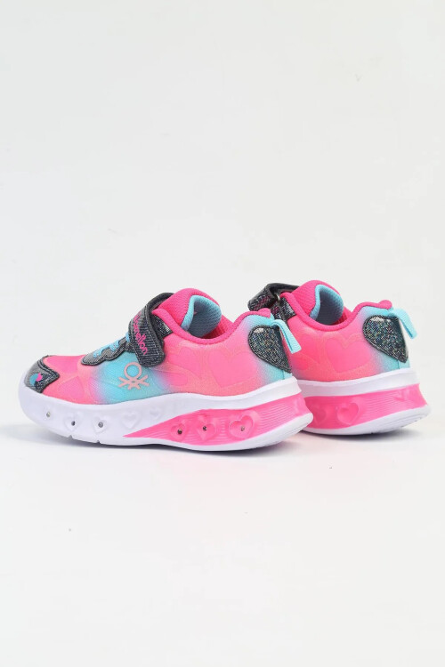 حذاء رياضي للبنات بشريط فيلكرو أزرق فاتح BNI-10127 P