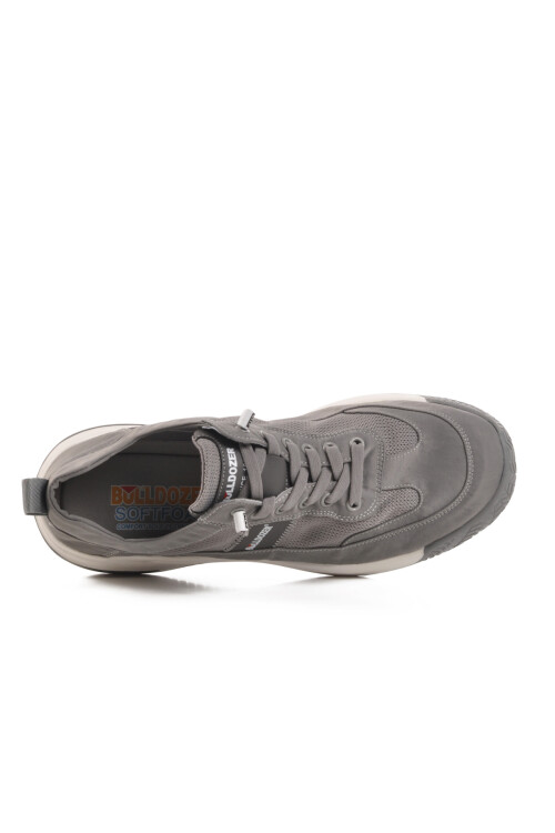Gray Memory Foam Mesh Lightweight Mens Sneakers 241379 M