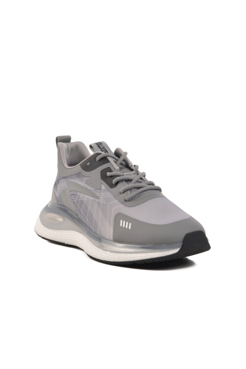 حذاء رياضي رجالي خفيف الوزن ومرن من إسفنج الذاكرة باللون الرمادي 250421 M