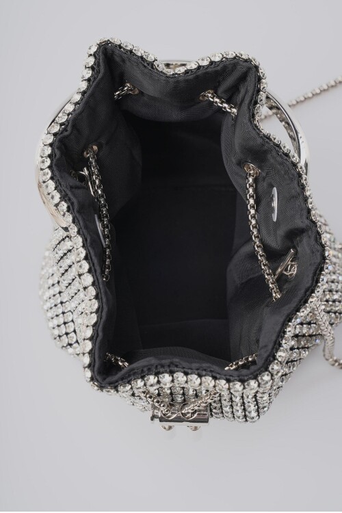 حقيبة كتف نسائية فضية 17761