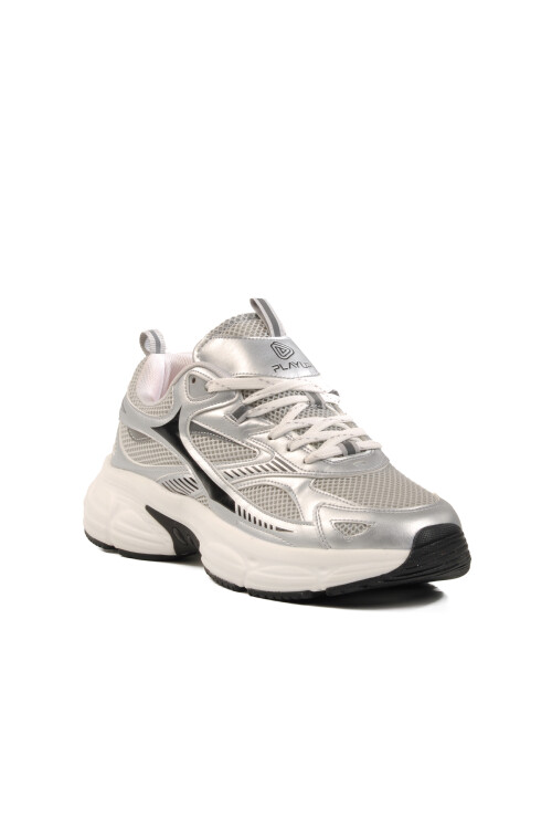 Silver Mesh Mens Sneakers MS-251-530 M