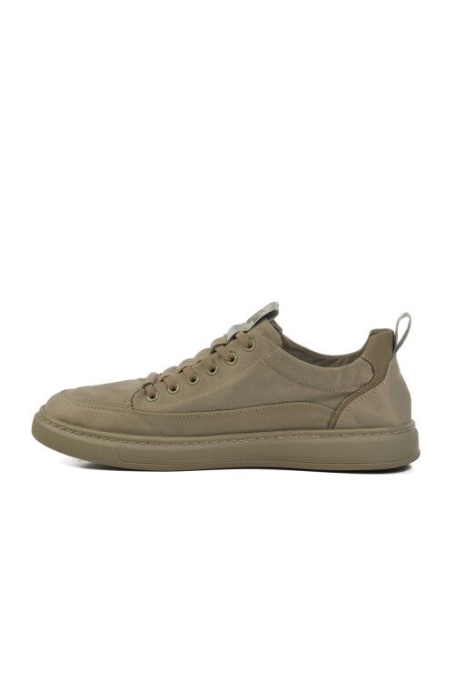 Khaki Textile Lightweight Mens Sneaker 25Y510-2 M