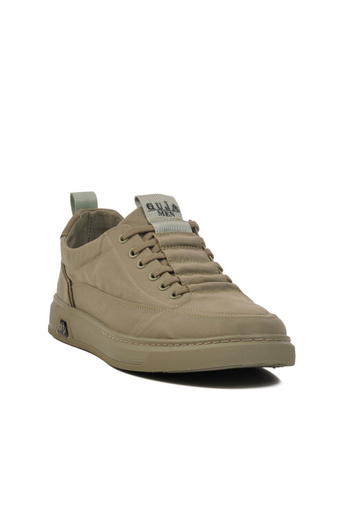 Khaki Textile Lightweight Mens Sneaker 25Y510-2 M