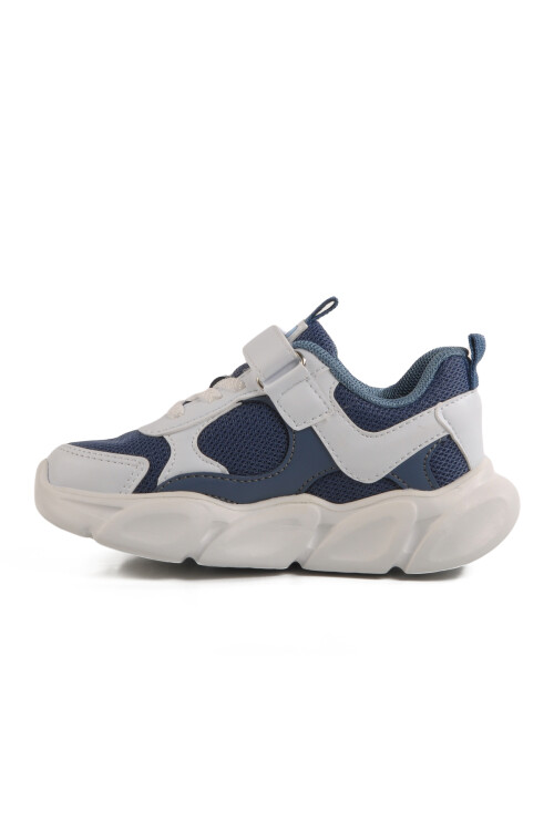 حذاء رياضي خفيف الوزن للأطفال من الجنسين مزود بشريط فيلكرو من إنديجو 1901 P