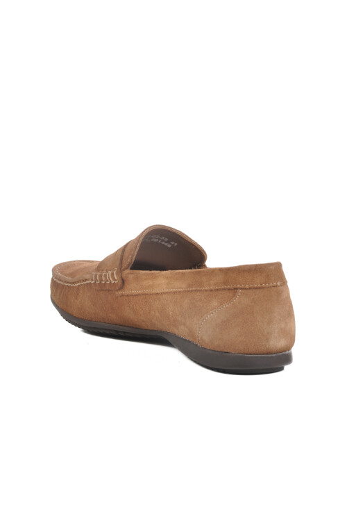 Brown Suede Genuine Leather Mens Casual Shoes Kazar M