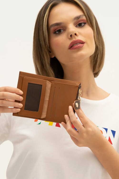 Kahve Taba Kadın Cüzdan BNT-1310