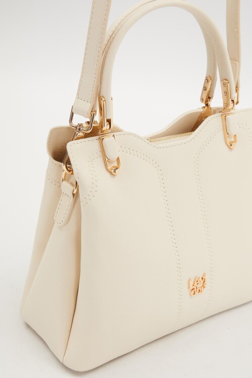 حقيبة يد وكتف نسائية كريمية 930203