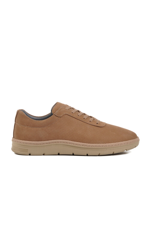 Sand Nubuck Genuine Leather Mens Casual Shoes 407 M
