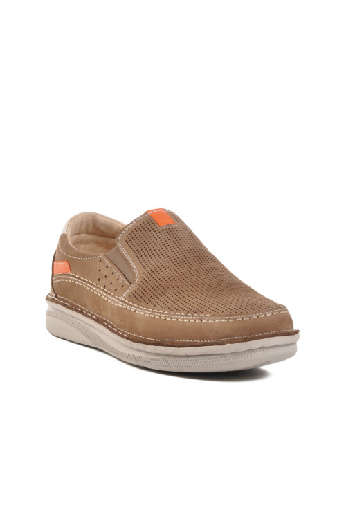 حذاء رجالي كاجوال من الجلد الطبيعي من Sand Nubuck مقاس 2628 M