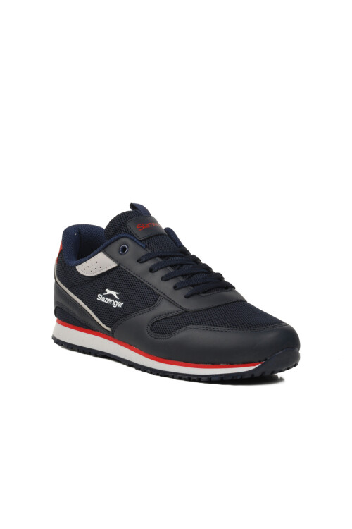 حذاء رياضي رجالي خفيف الوزن قابل للتنفس من شبكة باللون الأزرق الداكن Invicible M