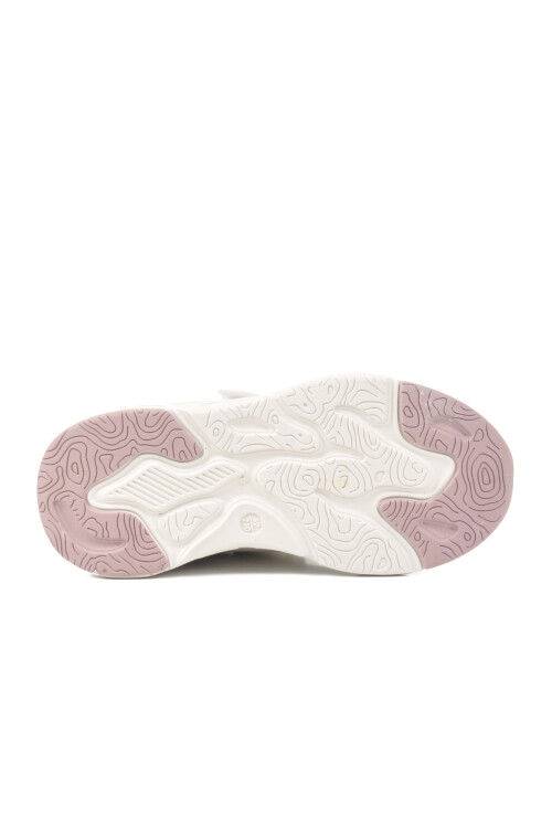 Purple Velcro Lightweight Flexible Girls Sneakers Toti F