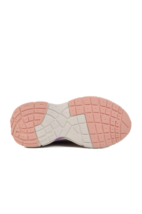 Pudra Cırtlı Fileli Hafif Kız Çocuk Spor Ayakkabı 1897 F