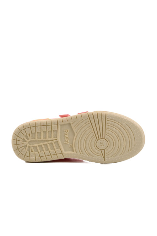 Pudra Cırtlı Keten Kız Çocuk Spor Ayakkabı 545 F