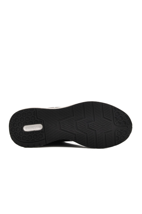 Black and White Lightweight Mesh Mens Sneakers BST-644 M