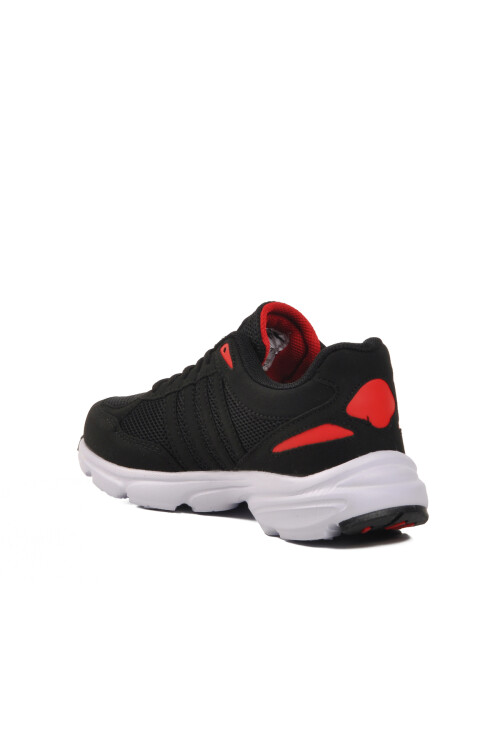 Siyah Beyaz Fileli Hafif Erkek Spor Ayakkabı Disc M