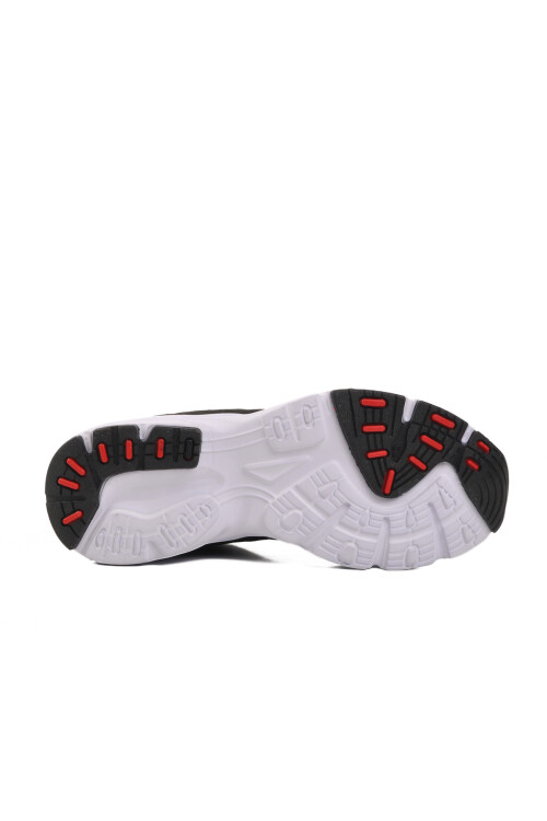 حذاء رياضي خفيف الوزن للجنسين من القماش الشبكي باللونين الأبيض والأسود Disc G