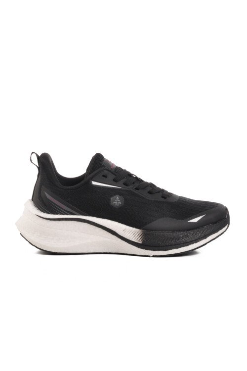 Siyah Fileli Hafif Esnek Unisex Spor Ayakkabı Maures 101 25063 G
