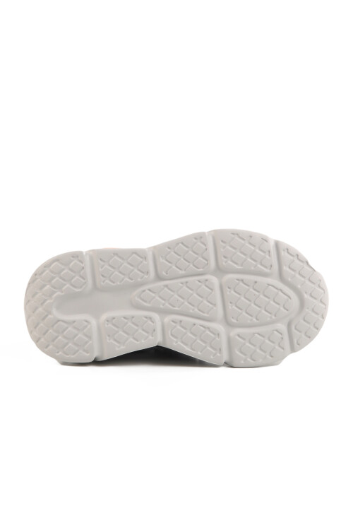 White Orange Velcro Lightweight Unisex Kids Sneakers 1901 P