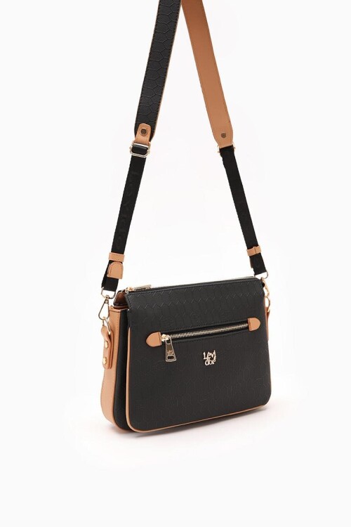 Siyah Camel  Kadın Omuz Çantası 930073