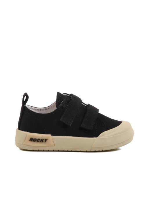 Siyah Cırtlı Unisex Çocuk Spor Ayakkabı 545 P