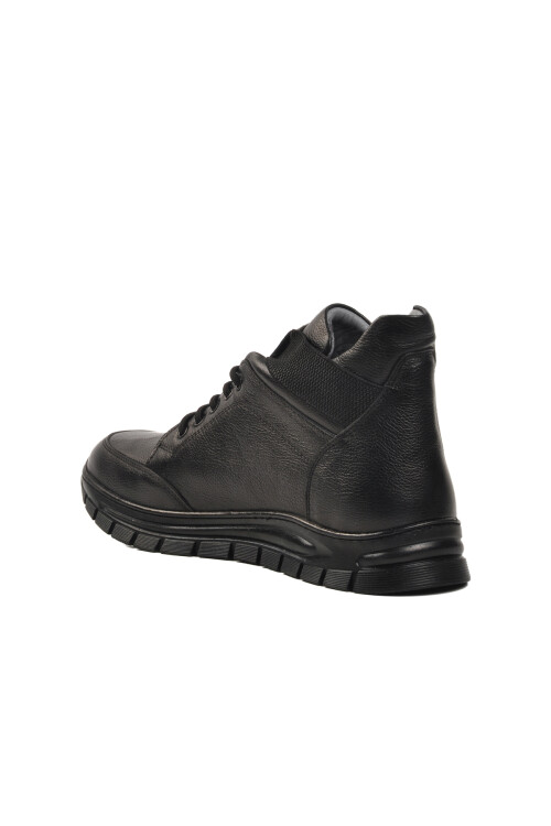 Black Genuine Leather Mens Boots 228 M