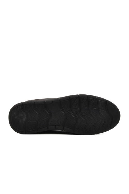 Black Genuine Leather Mens Casual Shoes 126 M