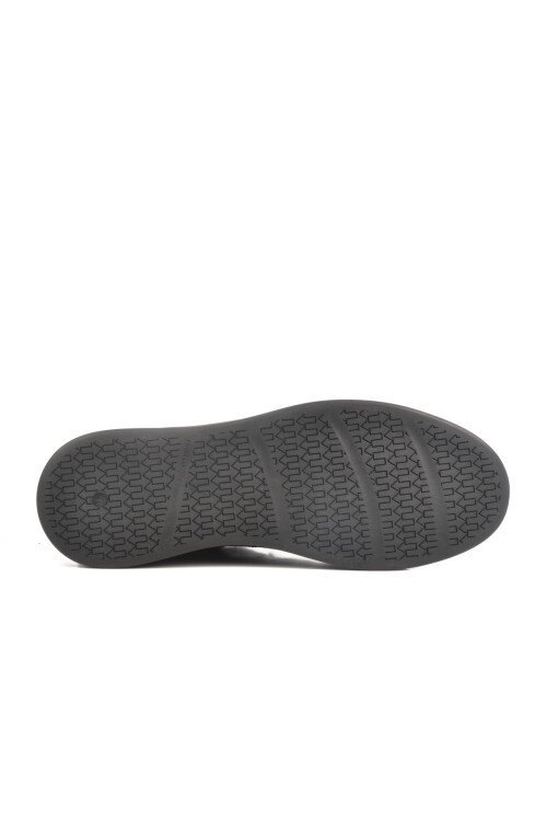 Black Genuine Leather Mens Casual Shoes LO0875-2272 M