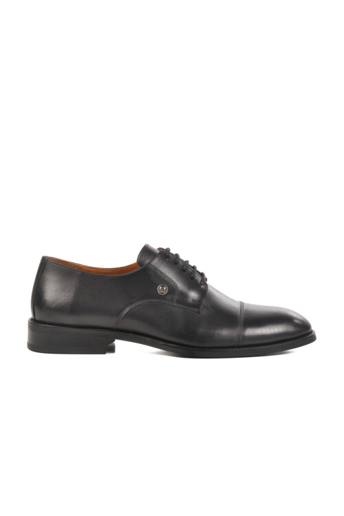 Black Genuine Leather Mens Classic Shoes 114006 M