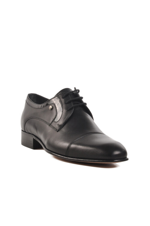 Black Genuine Leather Mens Classic Shoes 2240 M