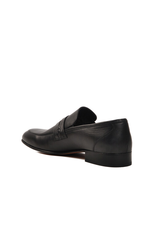 Black Genuine Leather Mens Classic Shoes 00954 M
