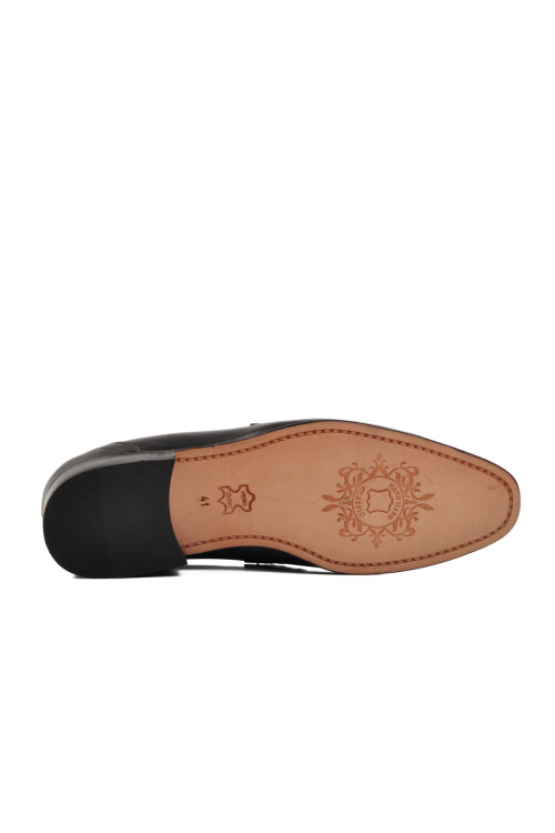 Black Genuine Leather Mens Classic Shoes 00954 M