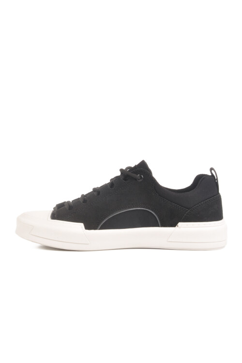 Black Genuine Leather Mens Sneaker 23Corvet M