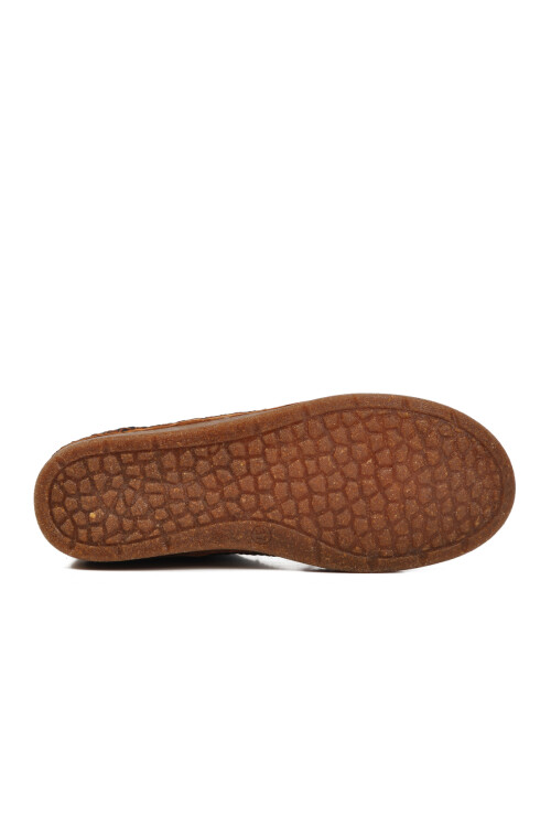 Black Genuine Leather Anatomic Womens Casual Shoes AY8207 Z