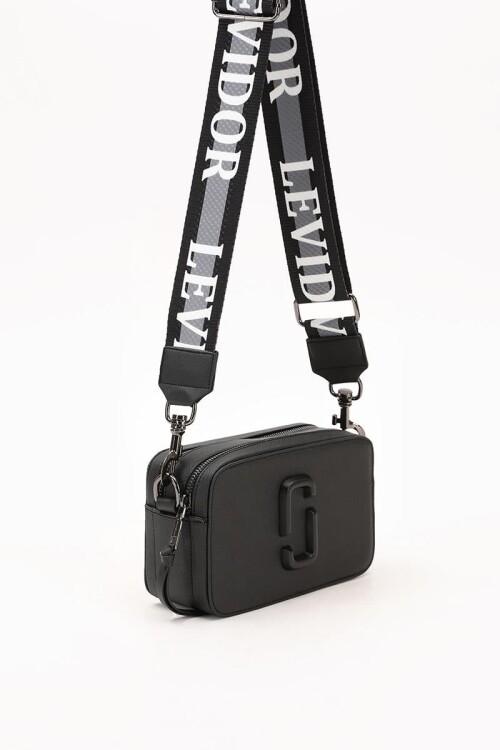 حقيبة كتف سوداء متعددة الأقسام 930136