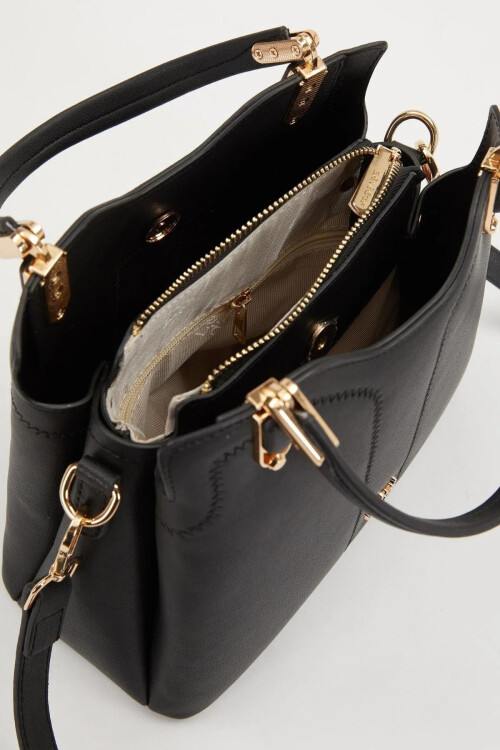 حقيبة يد وحقيبة كتف نسائية سوداء 930203