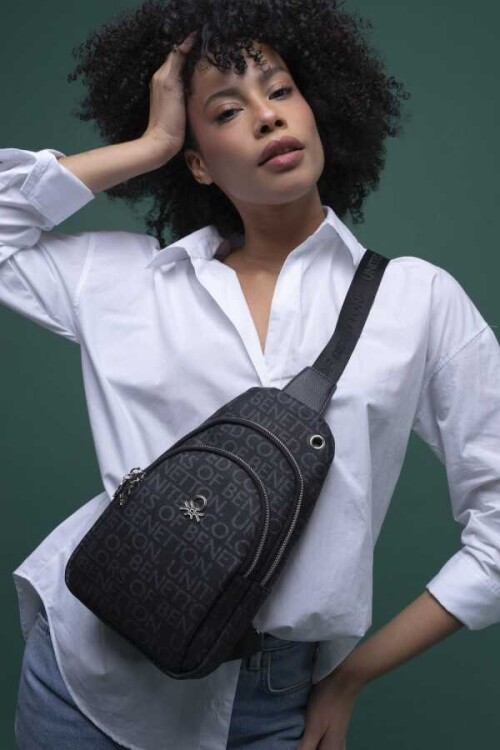 Black Womens Shoulder Bag BNT-1286