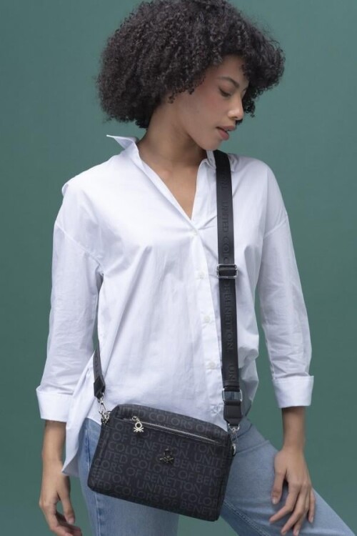 حقيبة كتف نسائية سوداء BNT-1288