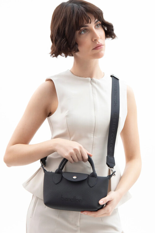 حقيبة كتف نسائية سوداء BNT-1601