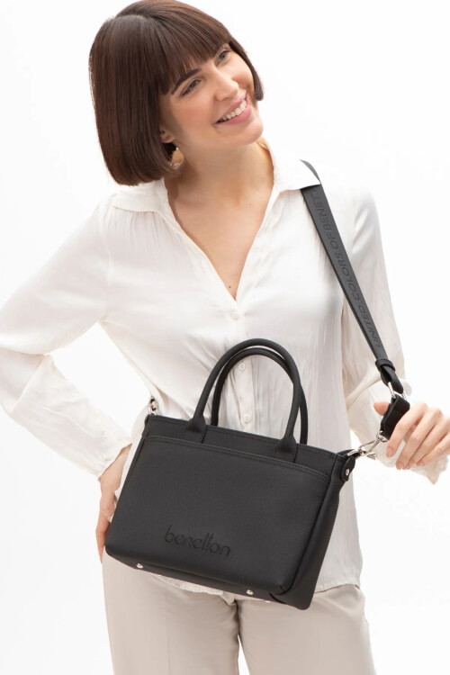 حقيبة كتف نسائية سوداء BNT-1614