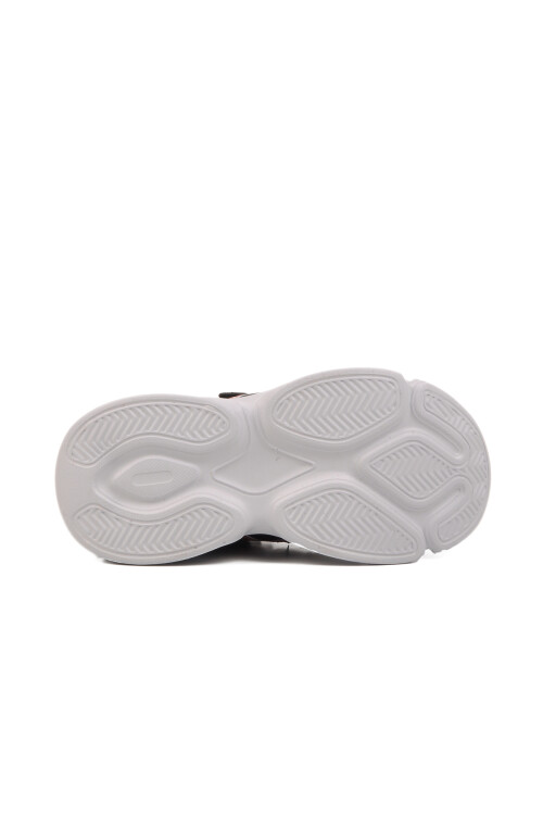 Black Red Velcro Mesh Lightweight Boys Sneakers 2351 P