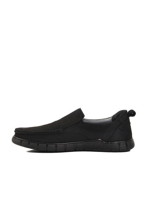 Black Nubuck Genuine Leather Mens Casual Shoes 994-1 M