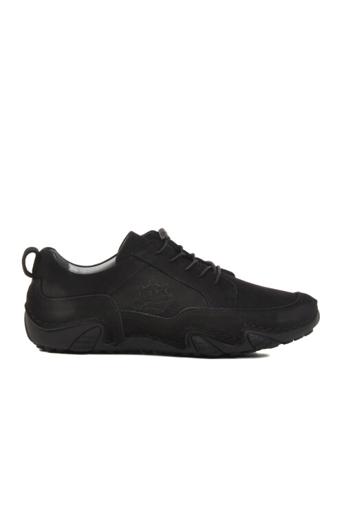 Black Nubuck Genuine Leather Womens Casual Shoes 125-SZ