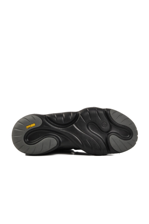 Black Lightweight Flexible Mens Sneakers Asmara M