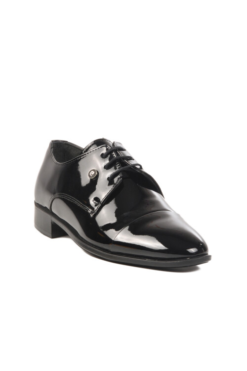Black Patent Leather Genuine Leather Mens Classic Shoes 70K28 M