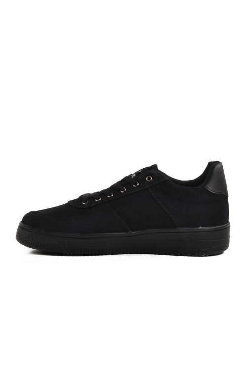 Black Linen Lightweight Mens Casual Shoes 123 M