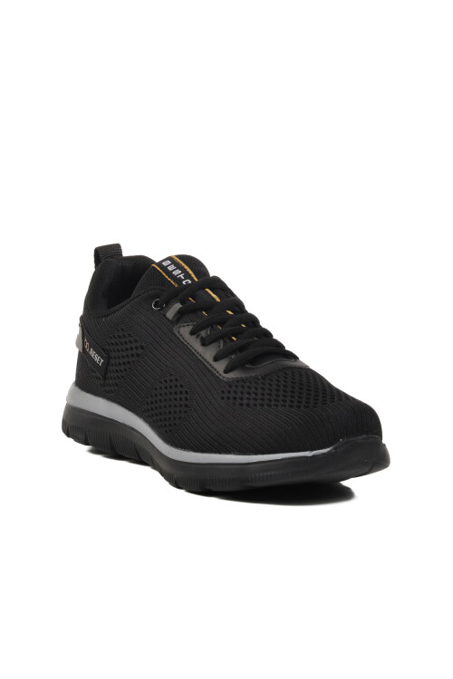 ايكمودحذاء رياضي خفيف الوزن للجنسين من Anorak باللون الأسود BST-652 G