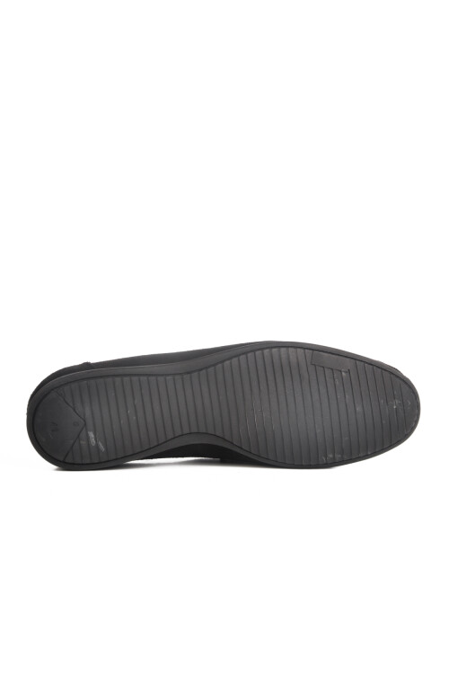 Black Suede Genuine Leather Mens Casual Shoes Kazar M