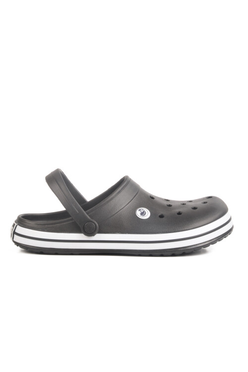 Black Large Size Eva Lightweight Mens Sabo Slippers 214 M