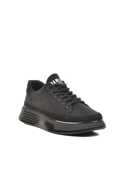 Black Memory Foam Mens Sneaker Monster M